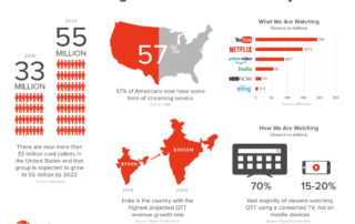video streaming infographic