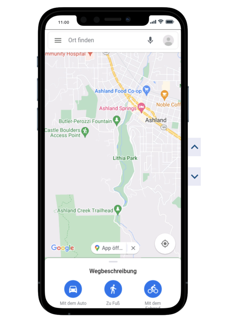google maps mobile