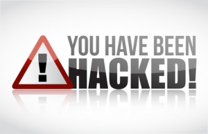 You Have Been Hacked Sign illustration