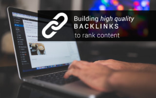 high quality backlinks to rank content