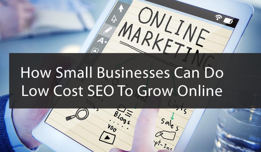 How Small Businesses Can Do Low Cost SEO To Grow Online