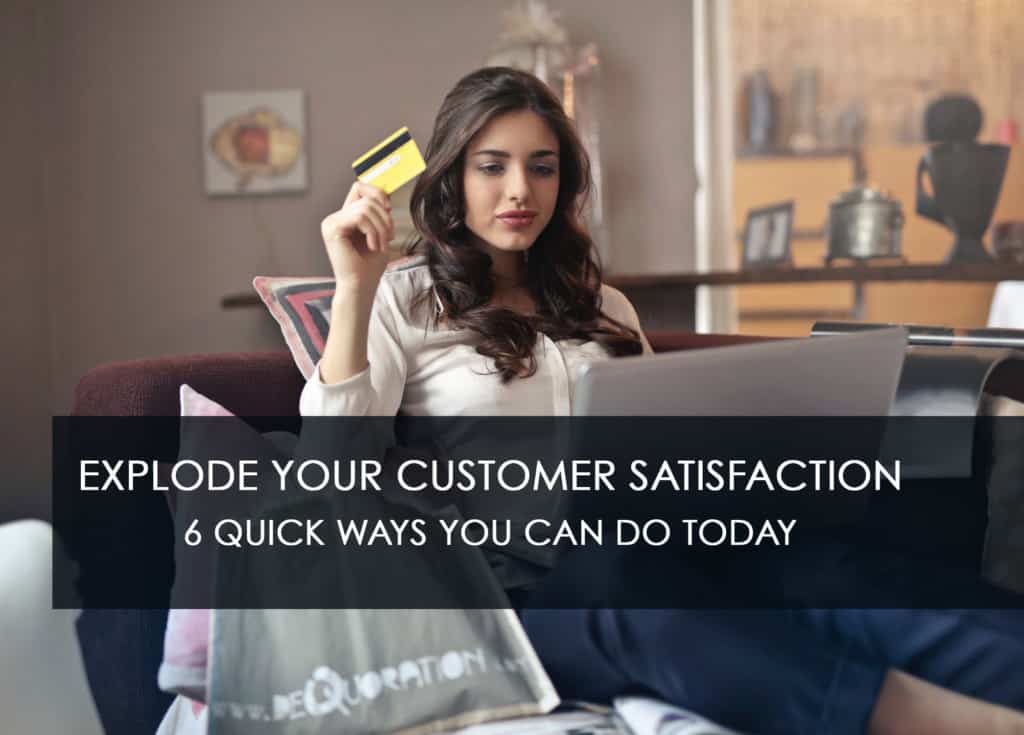 explode customer satisfaction copy