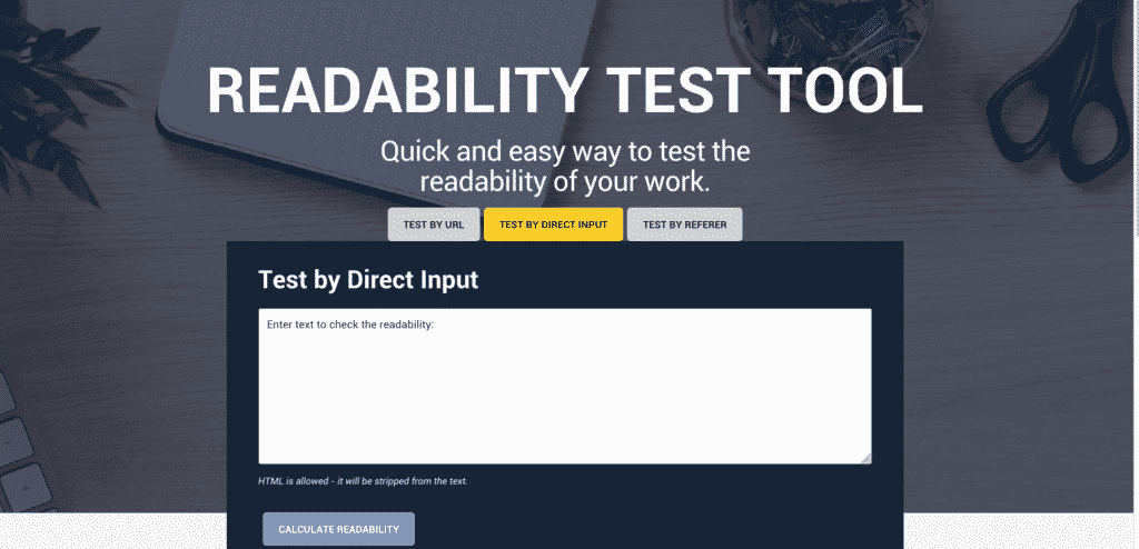 readability test