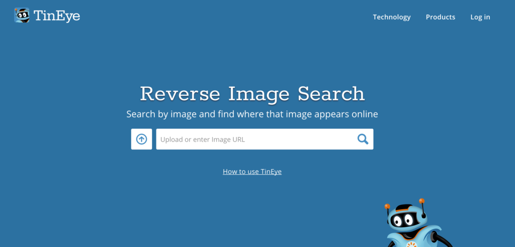 Tineye - a reverse image search engine