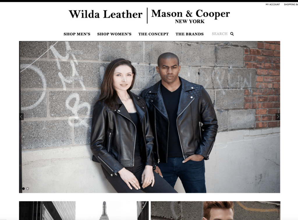 ecommerce clothing websites branded