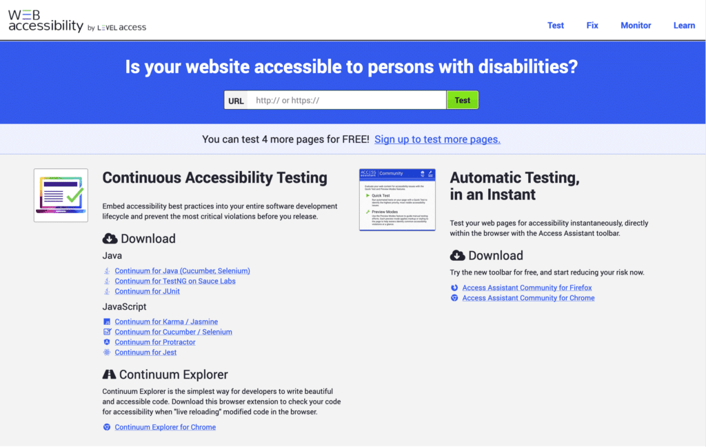 website accessibility checker