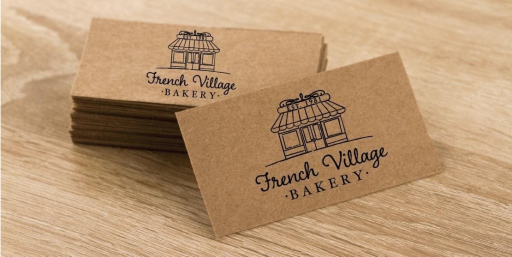 rustic business cards