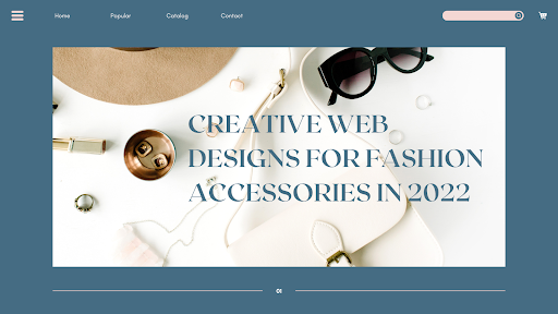 Creative Web Designs For Fashion Accessories