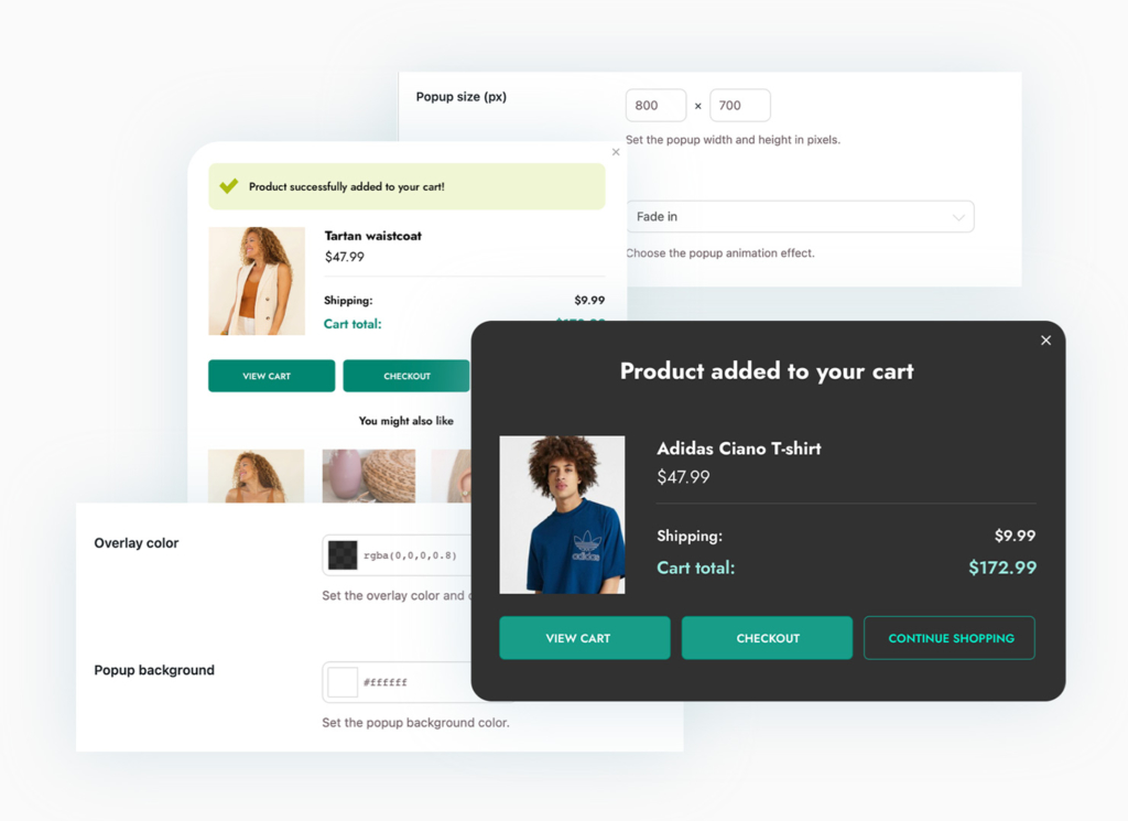 Added to Cart Popup by YITH